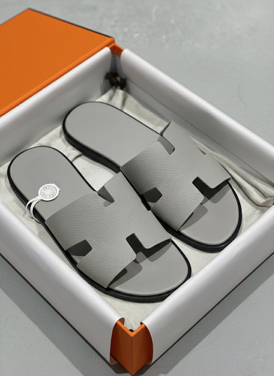 HDD09 GREY Hermes slippers GREY