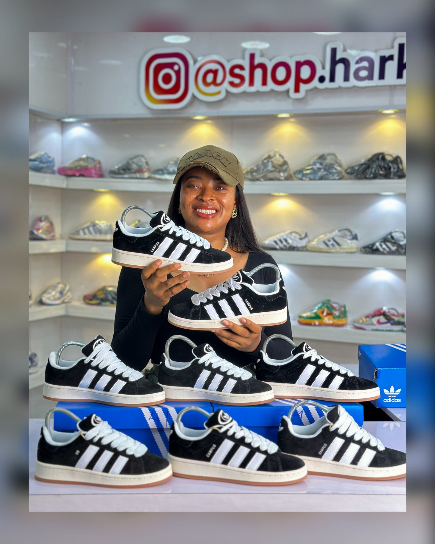 HDD25 Adidas campus black