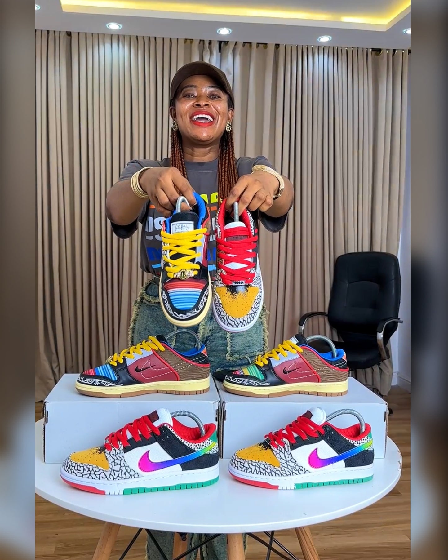 HDD10 Nike mismatch SB dunks