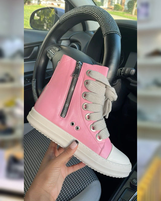 HDD60 Rick owens pink boot
